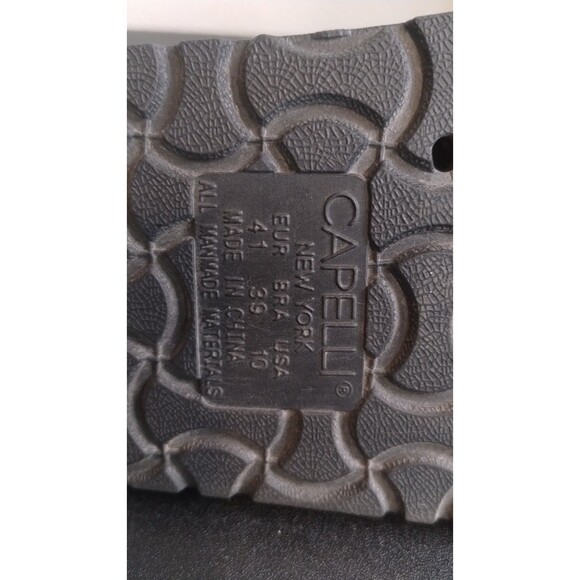 Capelli New York Sandals Womens 10 Flip Flop Slide Black Casual 10 - Picture 8 of 8